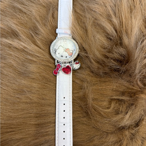 Sanrio Accessories - Sanrio White Watch with Hello Kitty Charms